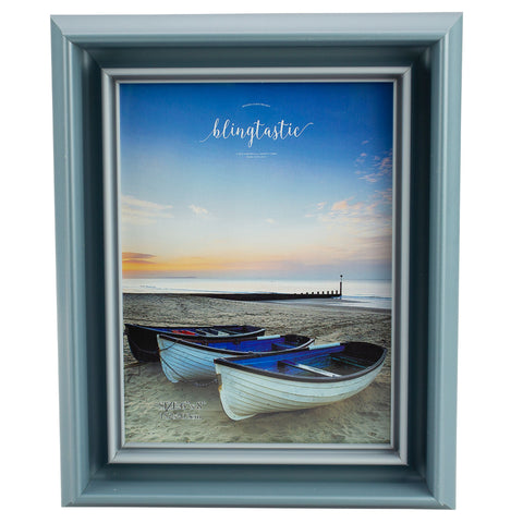 Homeware Photo Frame Boat Print Blue And Grey Design 4