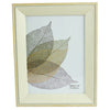 Homeware Photo Frame Leaf Print Natural Wood Design 6"x8"