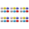 Kids Swimming Cap Mrs Fish Assorted Colours - Random Colour Supplied Pack of 6