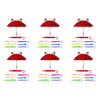 Kids Umbrella with Pop-Up Eyes Assorted Designs - Random Design and Colour Supplied Pack of 6