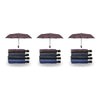 Compact Folding Umbrella Geometric Prints Push Button Assorted - Random Design and Colour Supplied Pack of 3