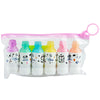 Kids School Mini Highlighter Set Of 6 In Milk Bottle Design And Pencil Case