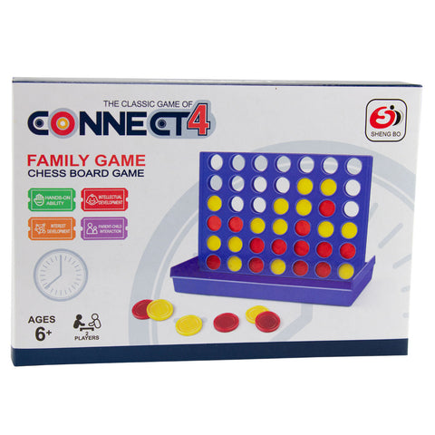 Connect 4 In A Row Game Classic Family Strategy Board Game for 2 Players