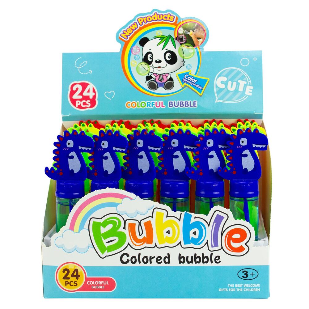 Bubble Wand Dinosaur Design Kids Outdoor Bubble Toy for Toddlers and Children