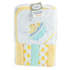 Baby Bath Time Essentials Towel And Wash Cloth Gift Set Duck Design