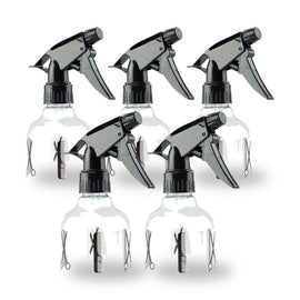 Hair Spray Bottle Transparent Barber Design Small Pack of 5