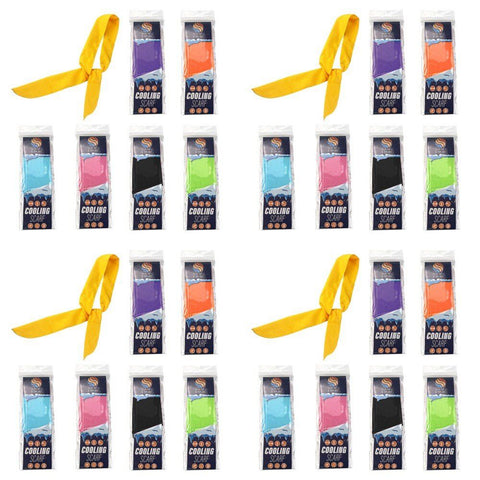 Sun Sea and Sport Cooling Neck Scarf - Random Colour Supplied Pack of 4