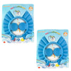 Nicole Baby Blue Adjustable Shampoo Hat Bath Visor Soft Eco Safe 2 Pack
