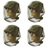 Mosquito Head Net 38 x 48cm Assorted Colours - Random Colour Supplied Pack of 4