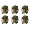 Mosquito Head Net 38 x 48cm Assorted Colours - Random Colour Supplied Pack of 6