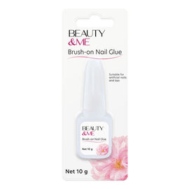 Beauty & Me Brush On Nail Glue Easy Application Strong Salon Quality Hold