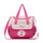 Baby & Me Pink Diaper Bag Spacious Nappy Tote for Bottles & Clothes