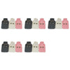 Health & Beauty Soft Plush Hot Water Bottle Cover Sleepy Eyes with Velcro - Random Colour Supplied Pack of 5