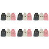 Health & Beauty Soft Plush Hot Water Bottle Cover Sleepy Eyes with Velcro - Random Colour Supplied Pack of 6