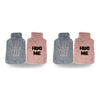 Health & Beauty Soft Plush Hot Water Bottle Cover Hug Me with Velcro - Random Colour Supplied Pack of 2