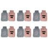 Health & Beauty Soft Plush Hot Water Bottle Cover Hug Me with Velcro - Random Colour Supplied Pack of 6