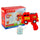 Fire Engine Bubble Gun for Kids Light Up Bubble Toy with Solution
