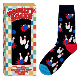 Unisex Bowling Novelty Socks Gift Boxed One Size Fits Most