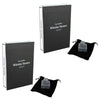 Ice Melts Whiskey Stones 9pc Reusable Set 2 Pack Velvet Pouch Gift Box