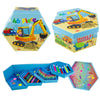 Kids Art Set 46pc Trucks & Diggers Theme with Crayons Paints & Markers