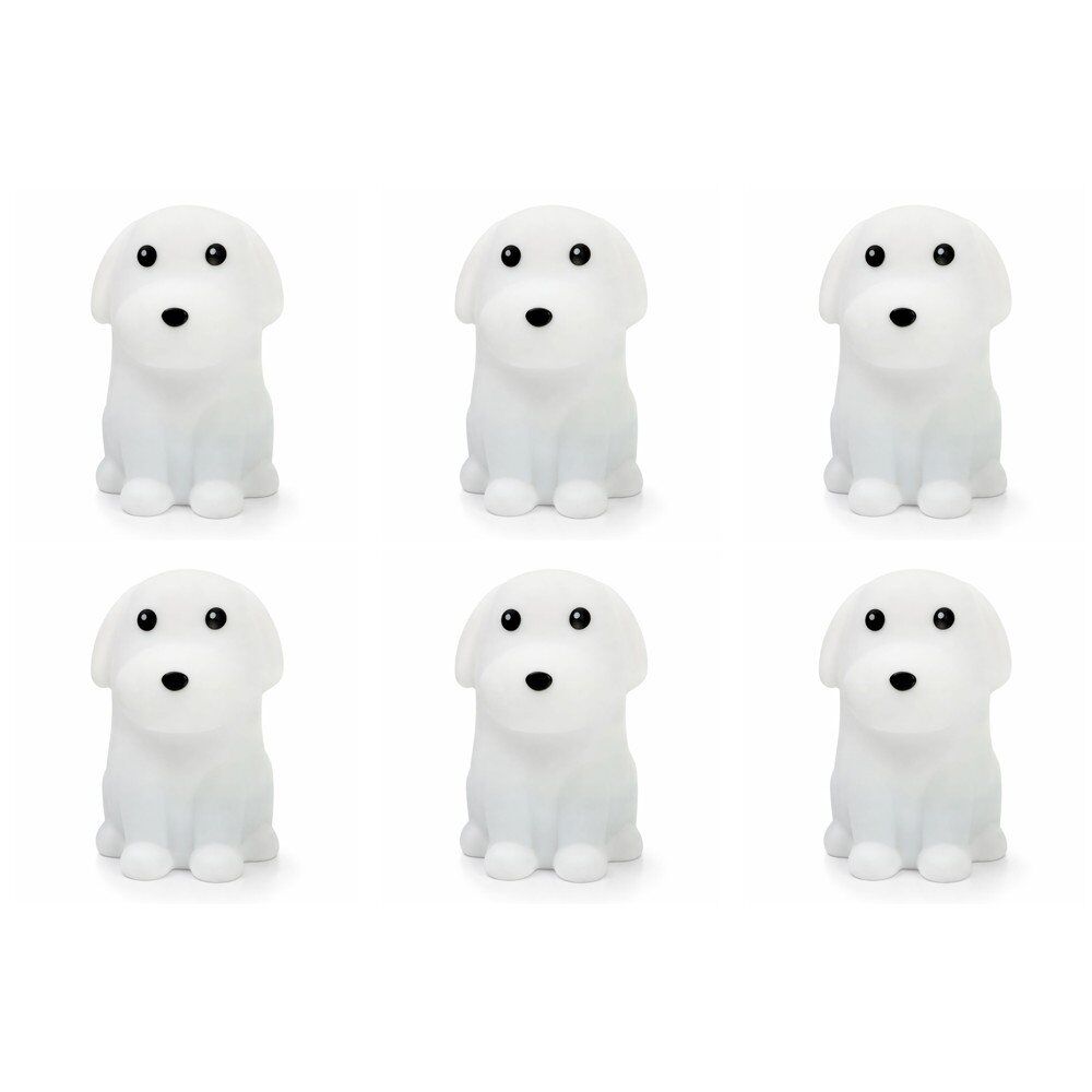 Silicone Puppy Touch Lamp Pack of 6