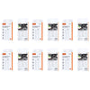 USB-A to USB-C Fast Charging Data Cable 3A 1m White Pack of 6