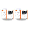 USB-A to Lightning Fast Charging Cable 3A 1m White Pack of 2