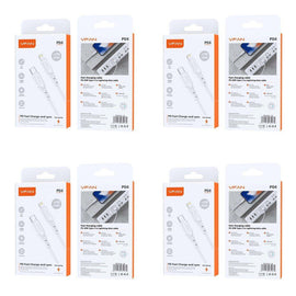 USB-C to Lightning Fast Charging Cable PD 20W 1m White Pack of 4