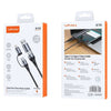 4 in 1 Multi Charging Cable USB-A and USB-C to USB-C and Lightning PD 60W 1.2m Black Pack of 5