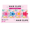 Beauty & Me Summer Flowers Hair Clips Tropical Display of 16