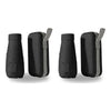 Mini Compact Umbrella with Zip Case Black Pack of 2