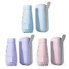Mini Compact Umbrella with Zip Case Assorted Colours - Random Colour Supplied Pack of 5