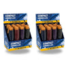 Compact Umbrellas Assorted Colours Counter Display of 12 Bundle of 2