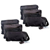 Travel Now 3 Piece Travel Pouch Set Black Toiletry Packing Bags Twin Pack