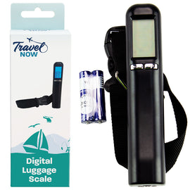 Travel Now Digital Luggage Scale 40kg Battery Scale with Strap & Display