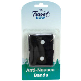 Travel Now Anti-Nausea Acupressure Wrist Bands Pack of 2 for Motion Relief