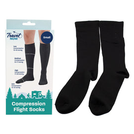Travel Now Compression Flight Socks Small 10D13 mmHg Circulation Support