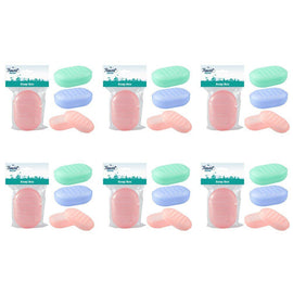 Travel Now Travel Soap Box Assorted Colours - Random Colour Supplied Pack of 6