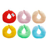 Travel Now Polyester Fill Travel Neck Pillow - Random Colour Supplied Pack of 5
