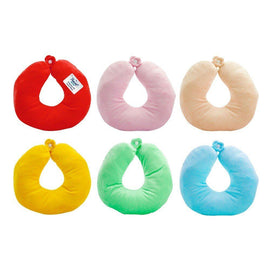 Travel Now Polyester Fill Travel Neck Pillow - Random Colour Supplied