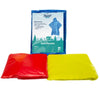 Travel Now Rain Poncho Hooded Reusable One Size - Random Colour Supplied Pack of 6
