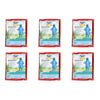Travel Now Kids Rain Poncho Hooded Ages 4-10 - Random Colour Supplied Pack of 6