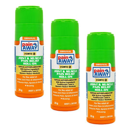 Pain Away Forte+ Joint & Muscle Pain Relief Roll-On 35g Pack of 3