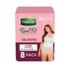 Depend Real Fit Underwear for Women Super Absorbency XL 8 Pack x 4