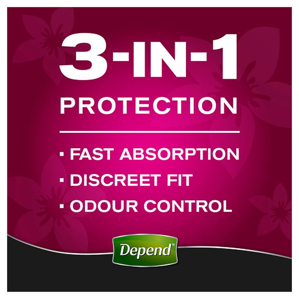 Depend Real Fit Underwear for Women Super Absorbency XL 8 Pack x 4