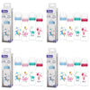 Momeasy Standard Neck Baby Feeding Bottle 240mL Anti-Colic 0m+ - Random Design and Colour Supplied Pack of 4
