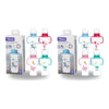 Momeasy Standard Neck Baby Feeding Bottle 240mL with Handles 0m+ - Random Design and Colour Supplied Pack of 2