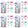 Momeasy Standard Neck Baby Feeding Bottle 240mL with Handles 0m+ - Random Design and Colour Supplied Pack of 4