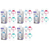 Momeasy Standard Neck Baby Feeding Bottle 240mL with Handles 0m+ - Random Design and Colour Supplied Pack of 5