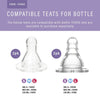 Momeasy Standard Neck Baby Feeding Bottle 240mL with Handles 0m+ - Random Design and Colour Supplied